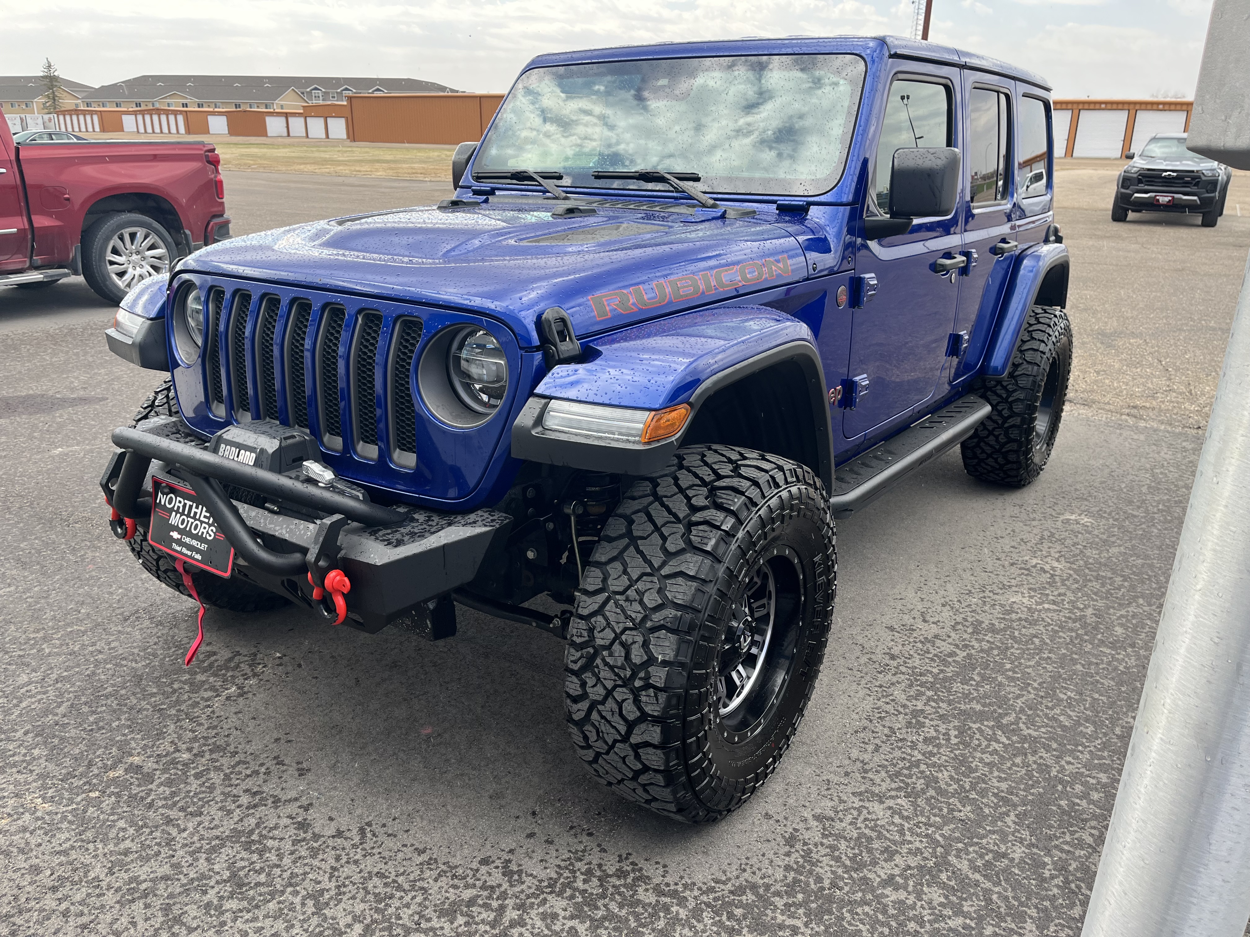 Used 2019 Jeep Wrangler Unlimited Rubicon with VIN 1C4HJXFN8KW552860 for sale in Thief River Falls, Minnesota