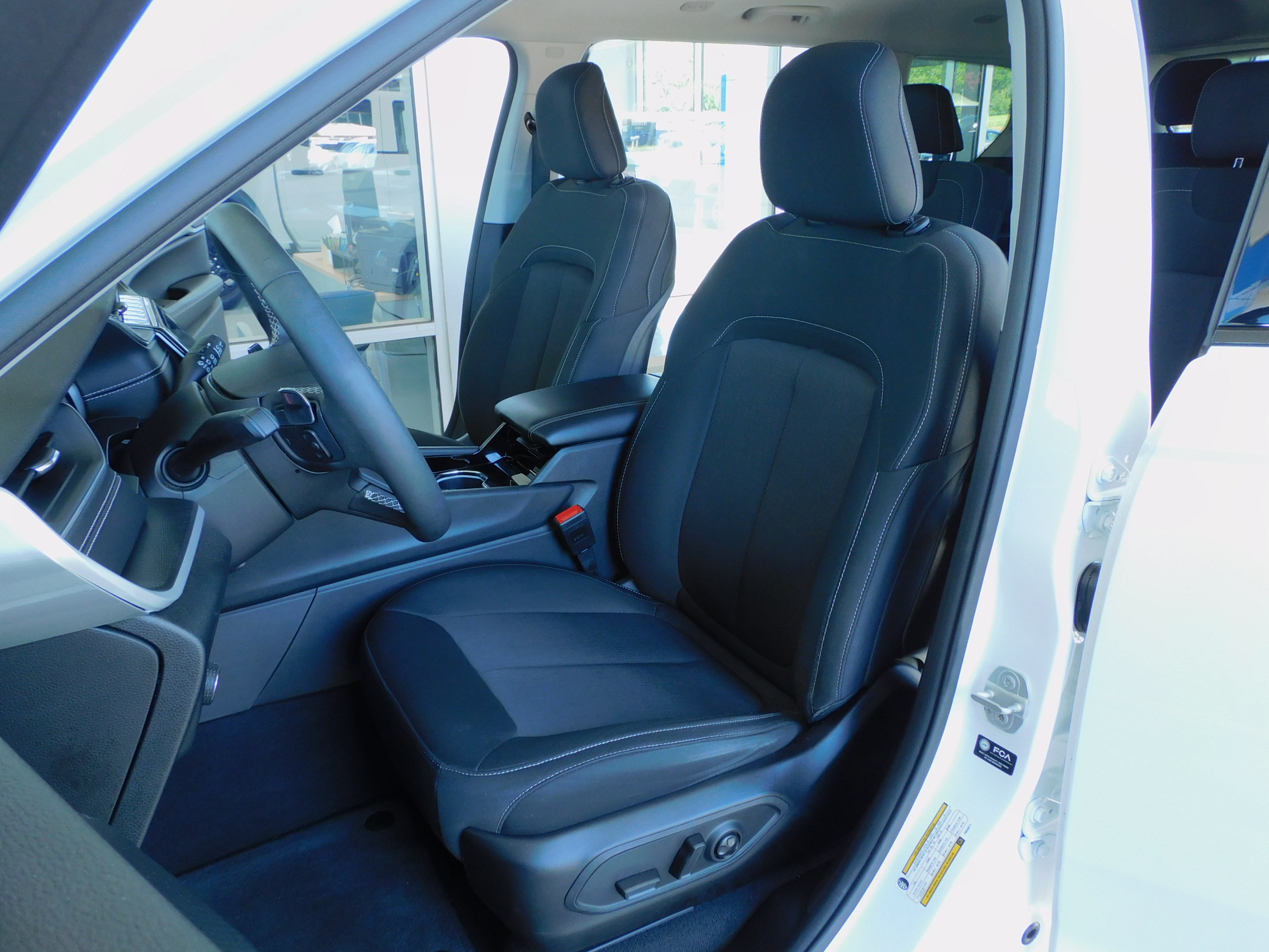 Used 2023 Bright White Clearcoat Jeep Laredo image 17