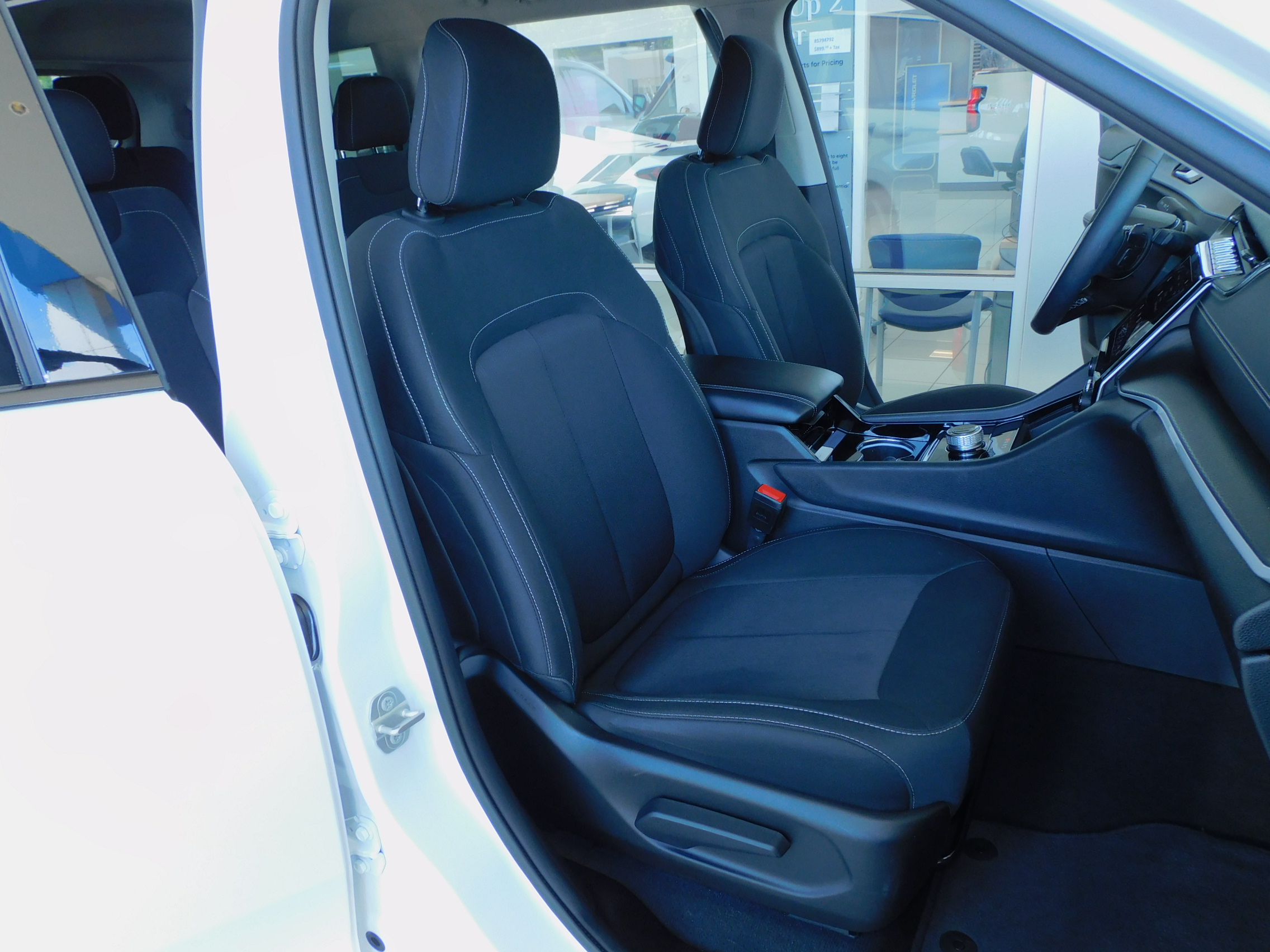 Used 2023 Bright White Clearcoat Jeep Laredo image 22