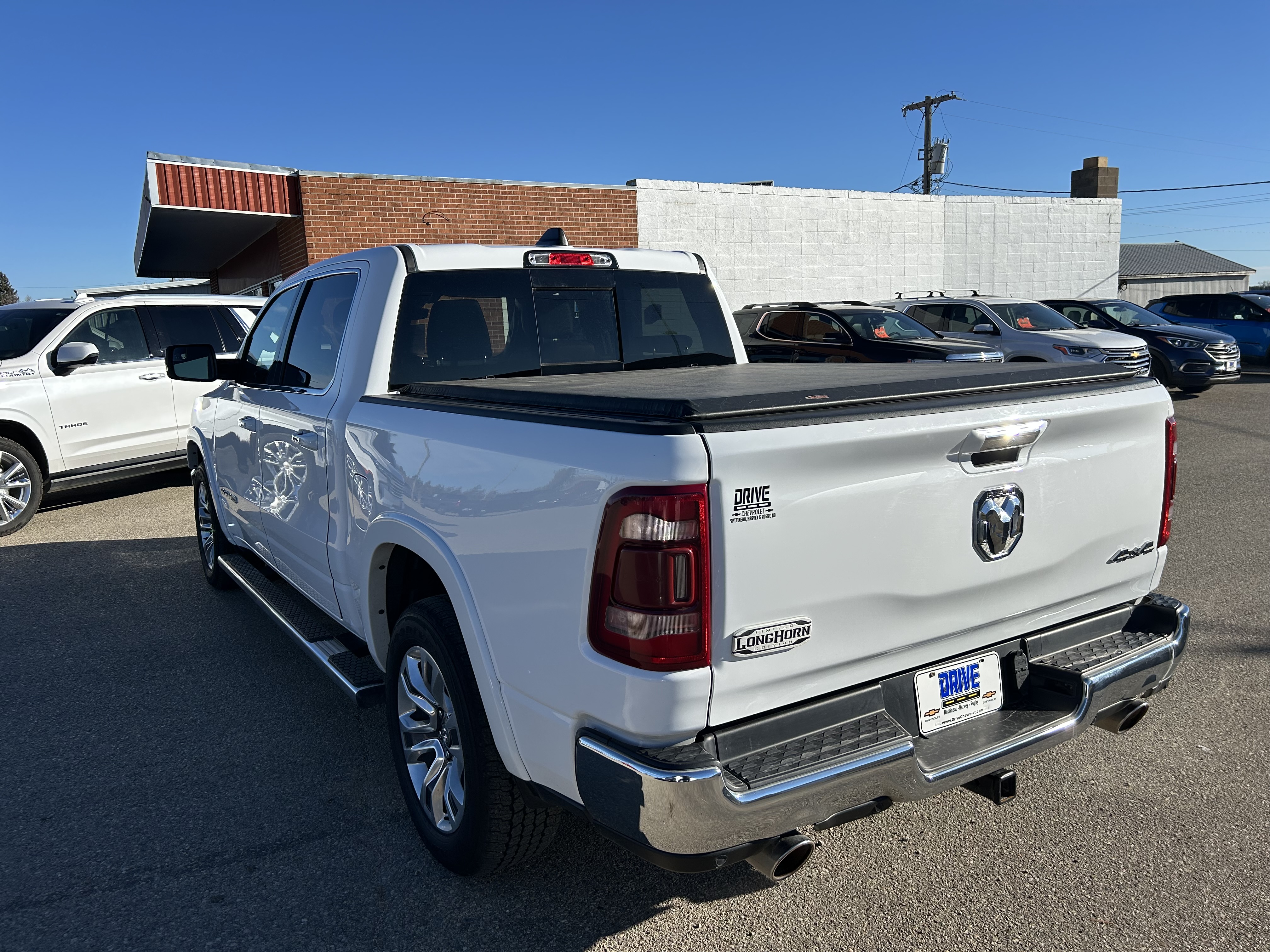 Used 2021 RAM Ram 1500 Pickup Longhorn with VIN 1C6SRFKT7MN815661 for sale in Bottineau, ND