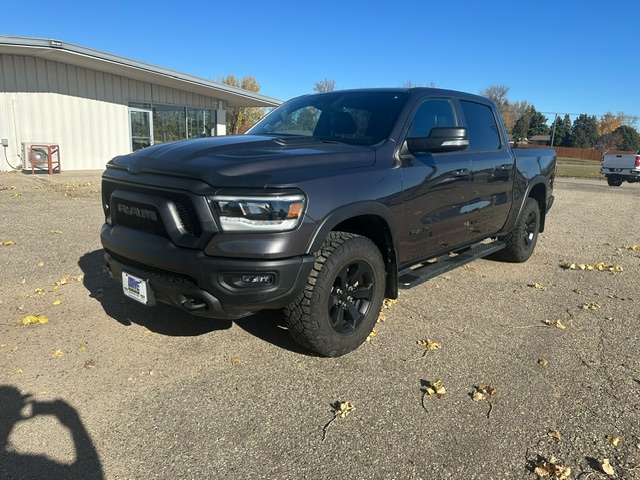 Used 2022 RAM Ram 1500 Pickup Rebel with VIN 1C6SRFLT8NN259165 for sale in Rugby, ND