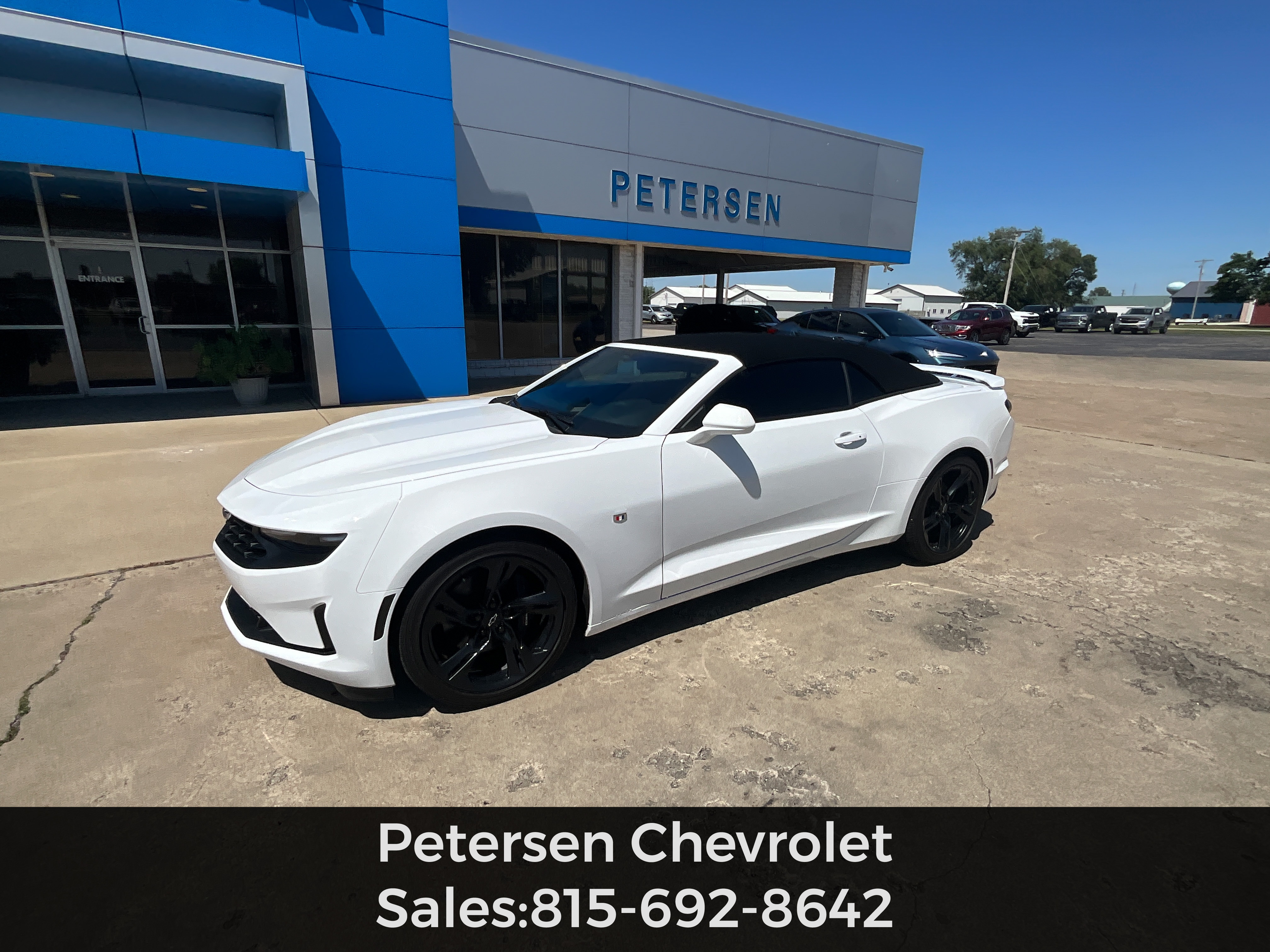 Summit White 2023 Chevrolet Camaro 3LT Convertible RWD Convertible Rear-Wheel Drive