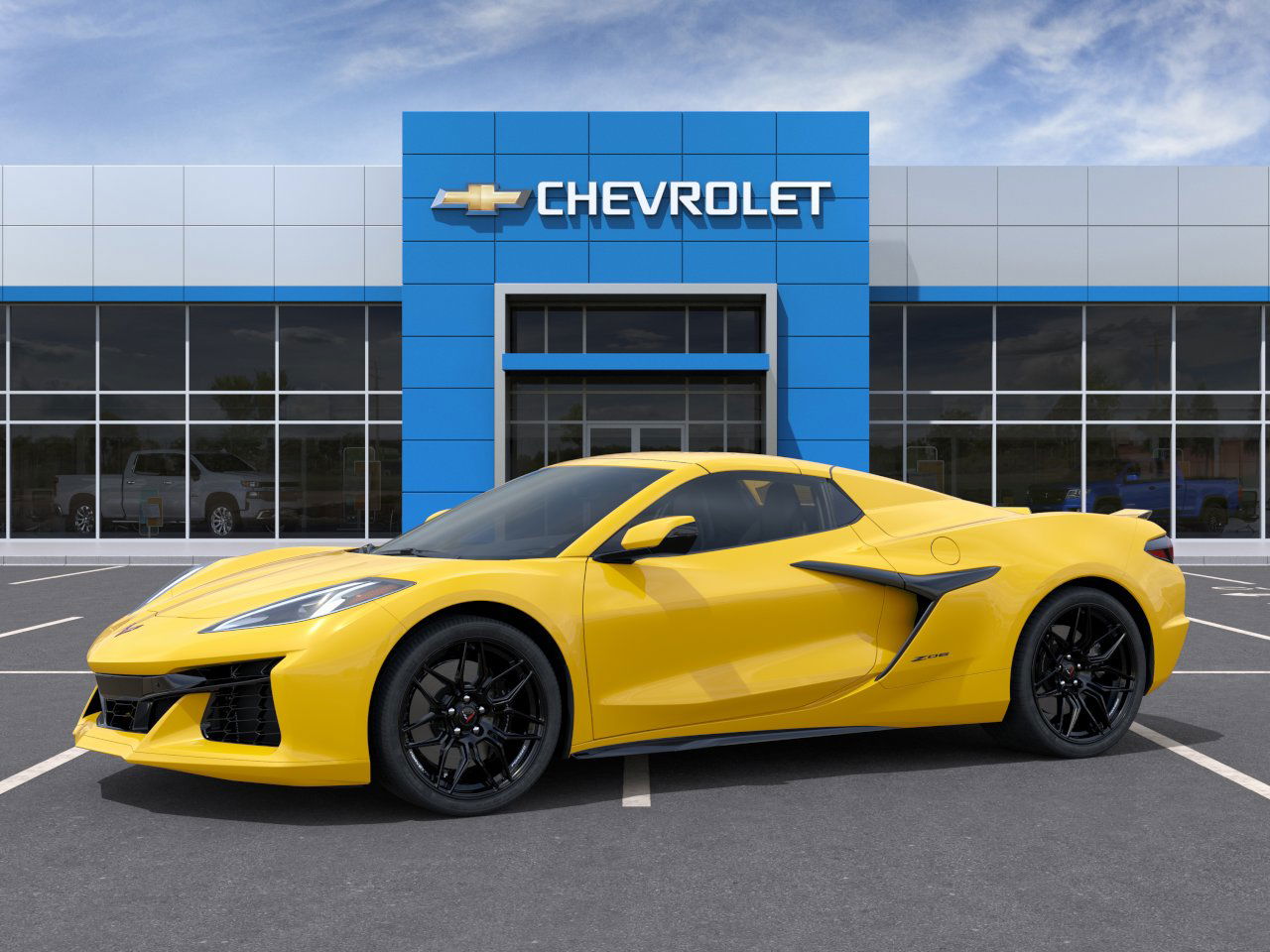 CORVETTE C5-R Yellow Earnhardt Raced Car ACTION 2001