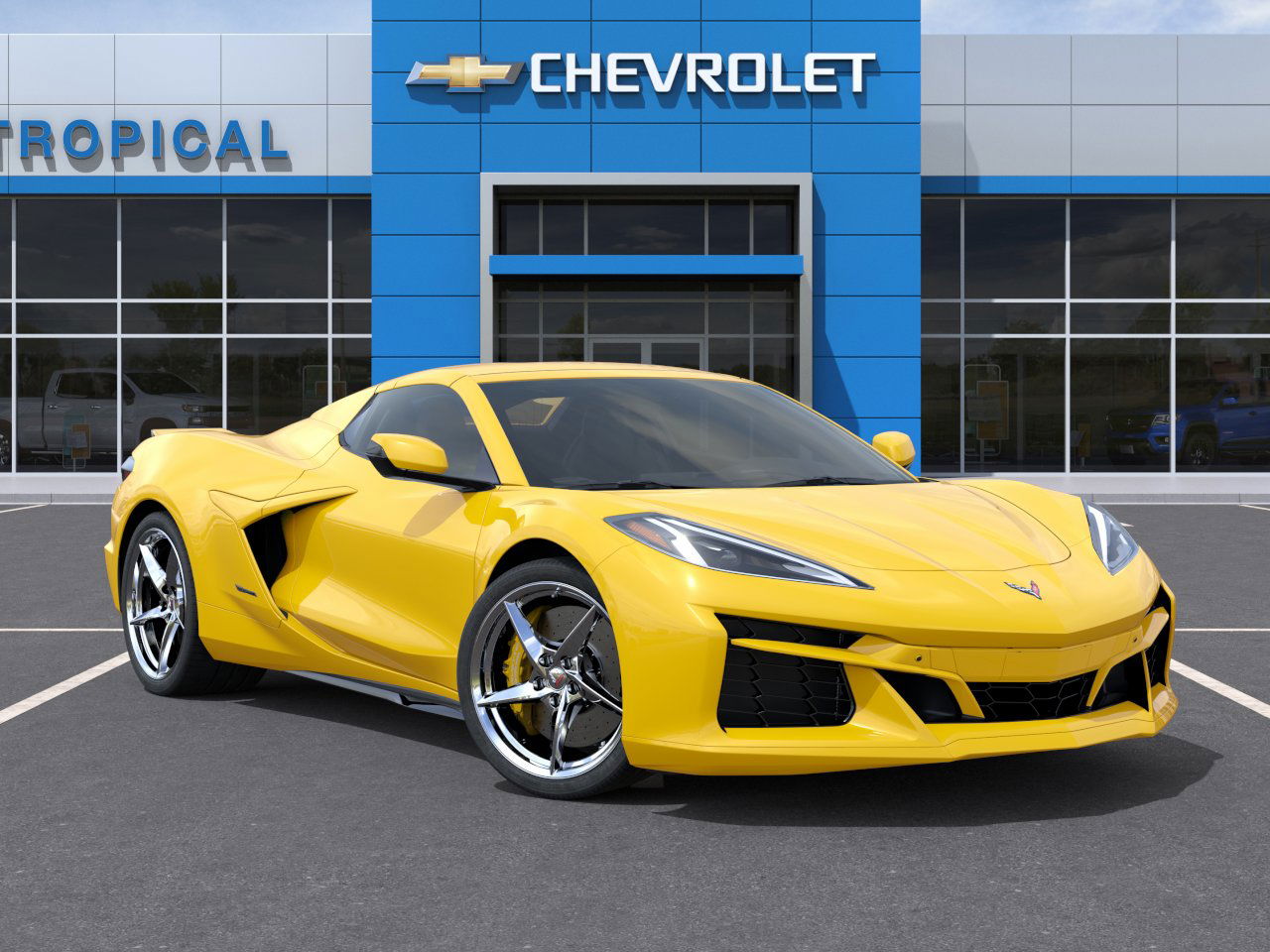 New 2025 Competition Yellow Tintcoat Metallic Chevrolet 3LZ image 34