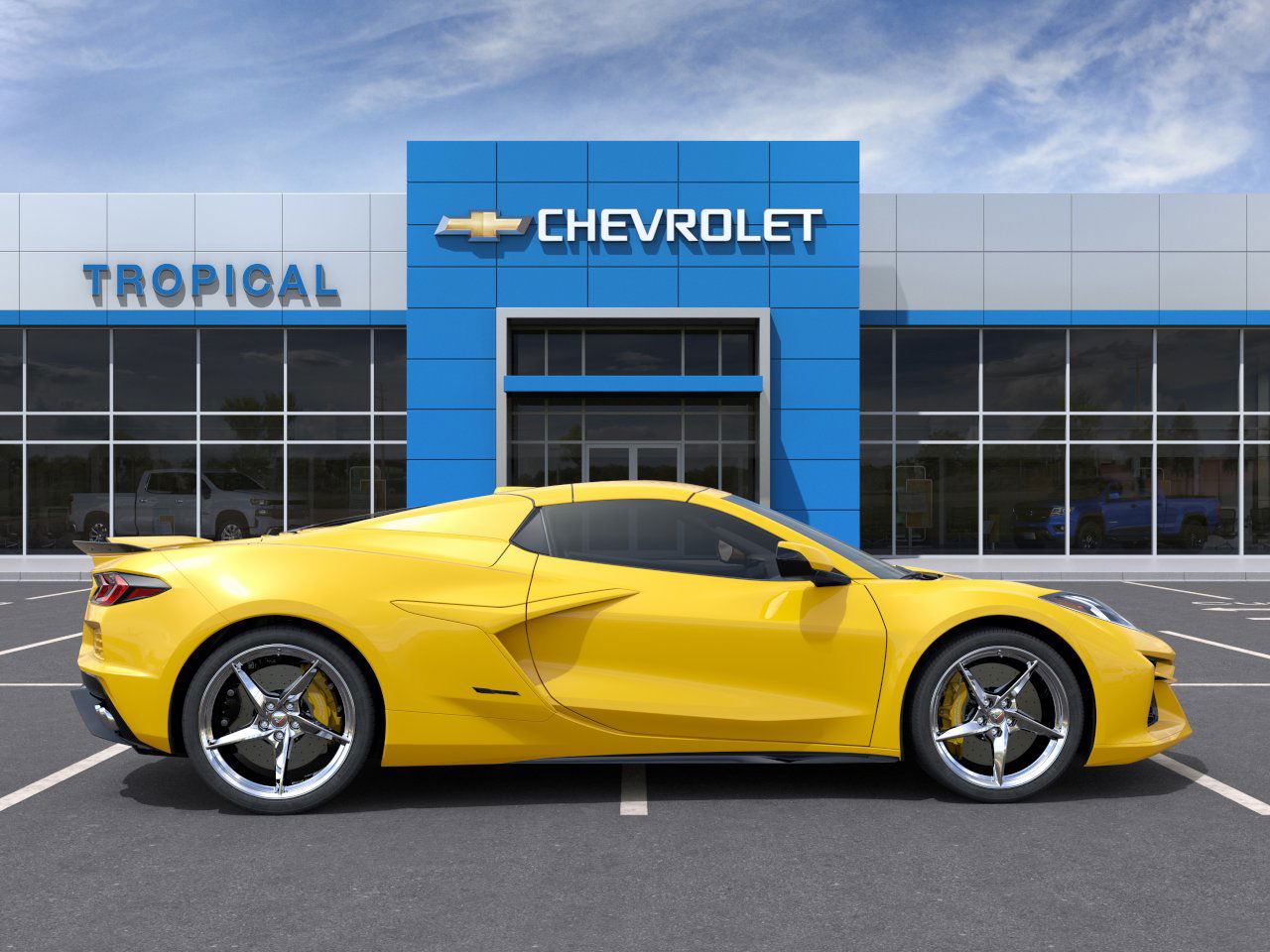 New 2025 Competition Yellow Tintcoat Metallic Chevrolet 3LZ image 32
