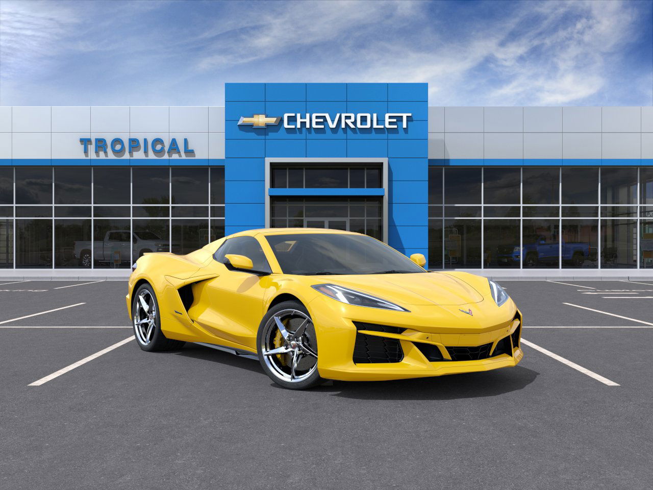 New 2025 Competition Yellow Tintcoat Metallic Chevrolet 3LZ image 28