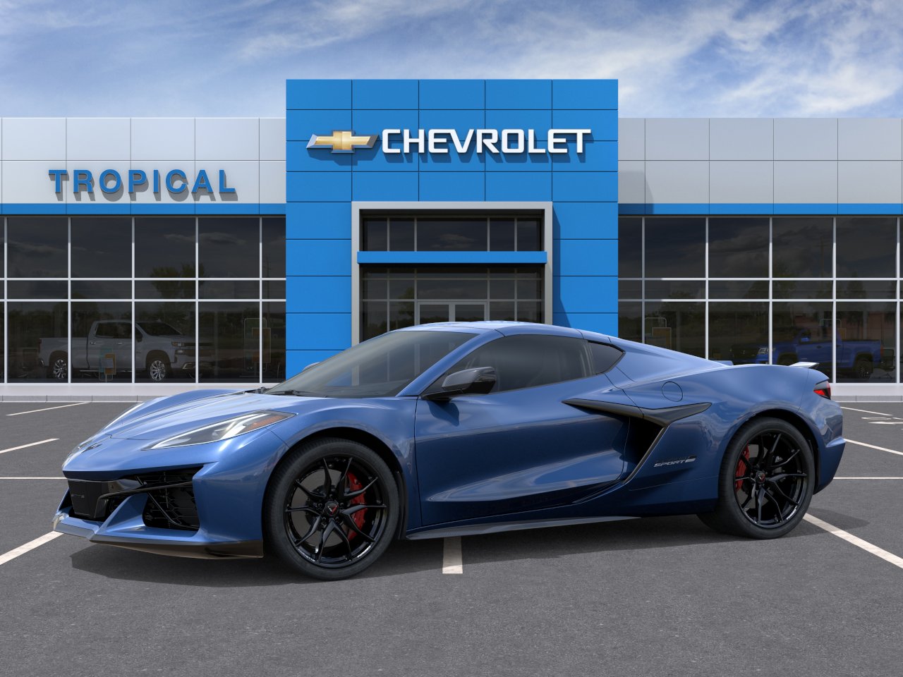 New 2027 Admiral Blue Metallic Chevrolet 3LT image 2
