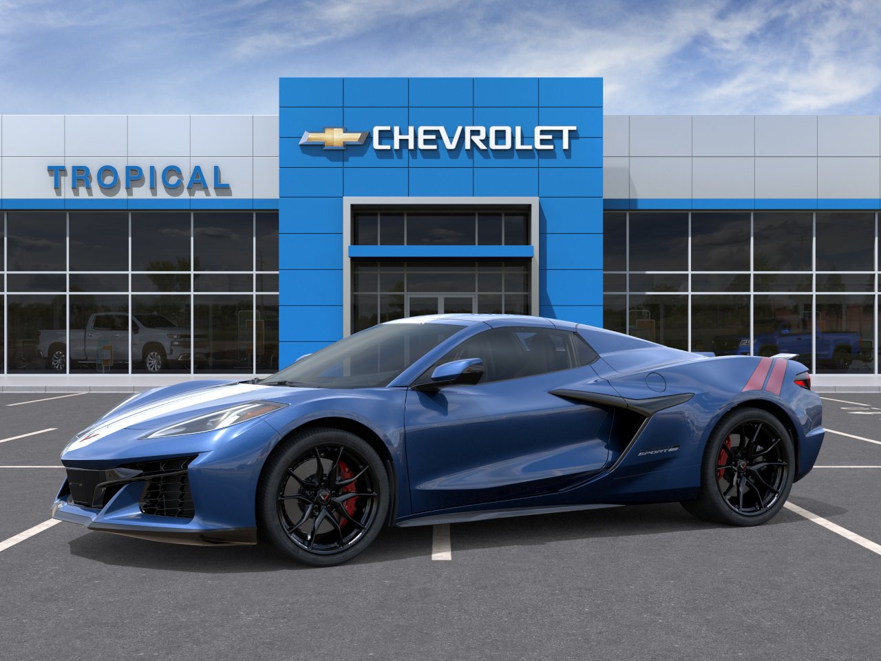 New 2027 Admiral Blue Metallic Chevrolet 3LT image 2