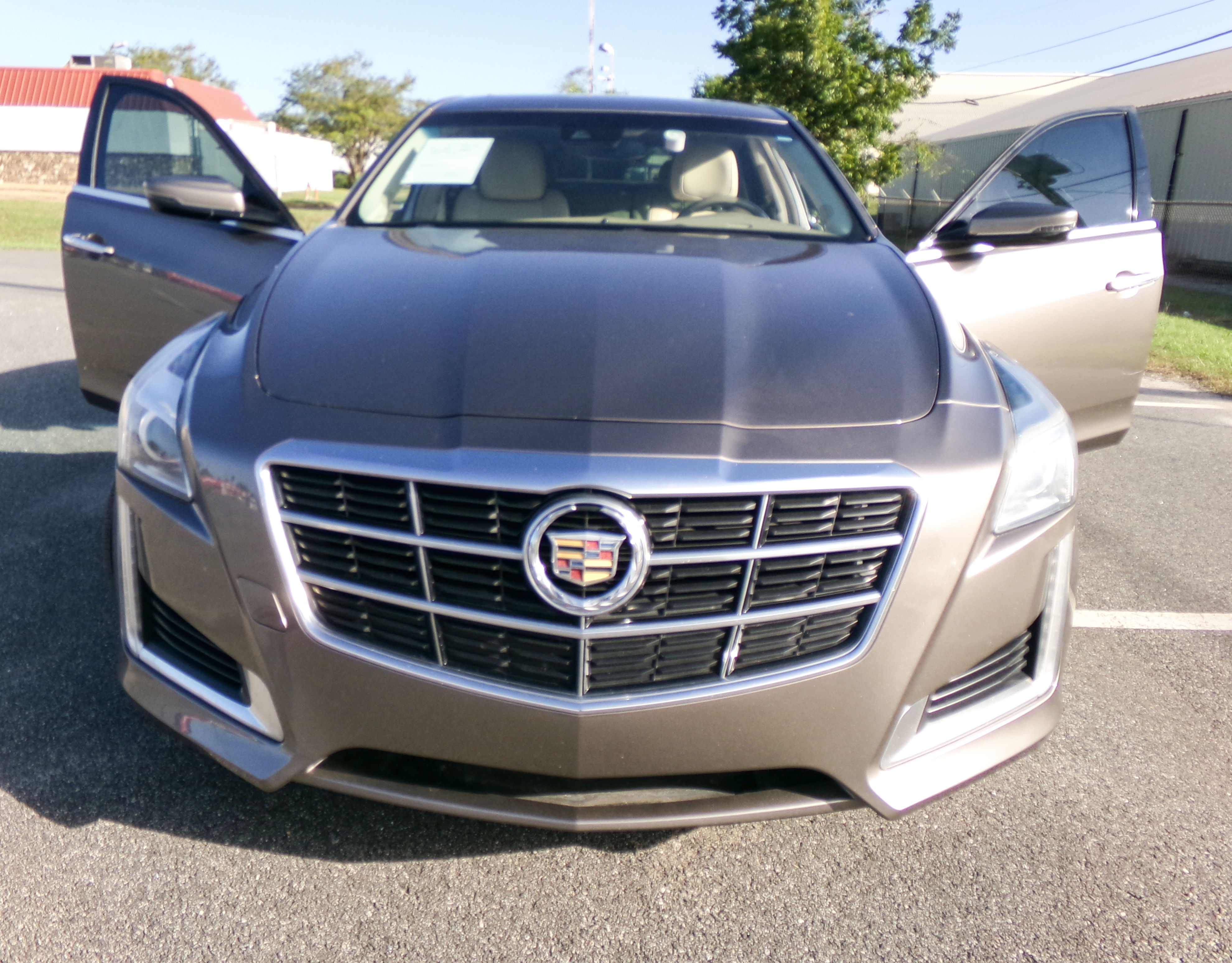 Used 2014 MOCHA STEEL METALLIC Cadillac Luxury RWD image 6