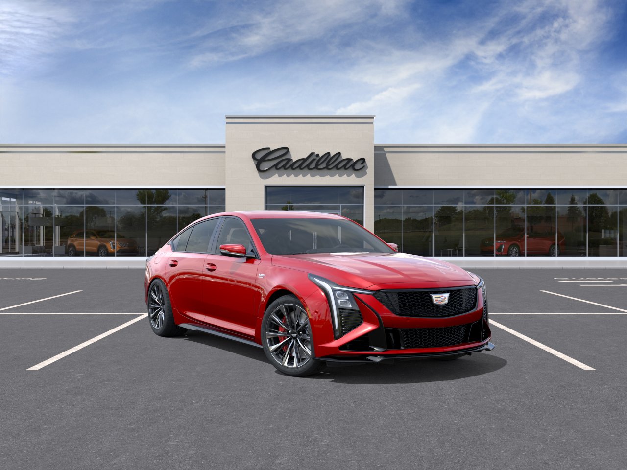 New 2026 Radiant Red Tintcoat Cadillac V-Series Blackwing image 2