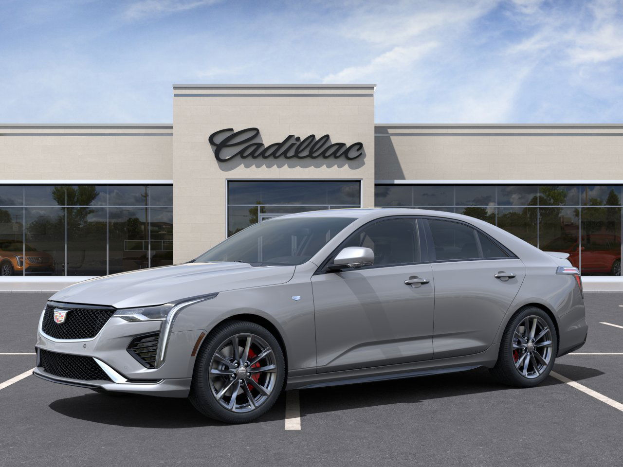 New 2025 Argent Silver Metallic Cadillac Sport image 2