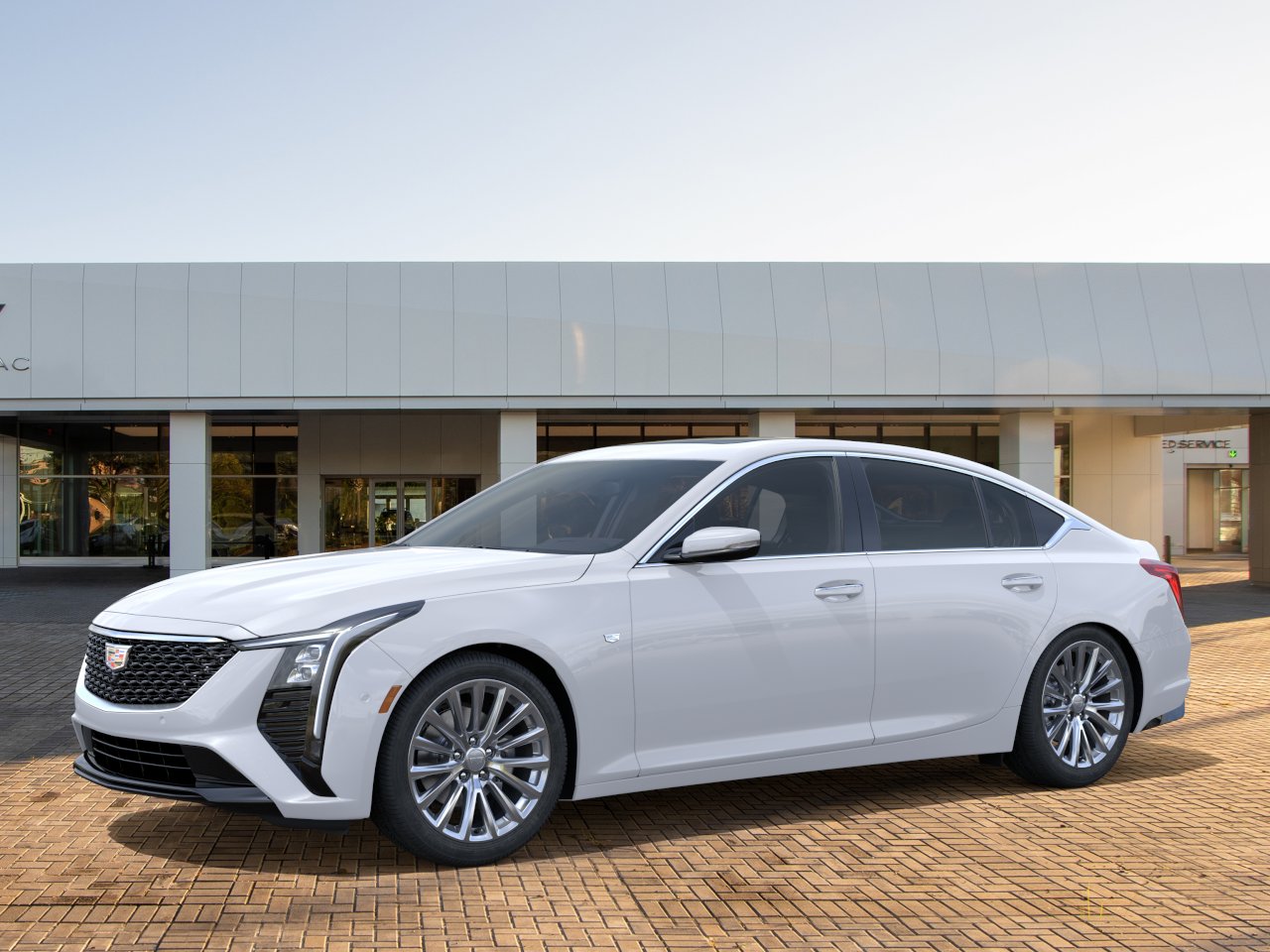 New 2026 Vibrant White Tricoat Cadillac Premium Luxury image 2
