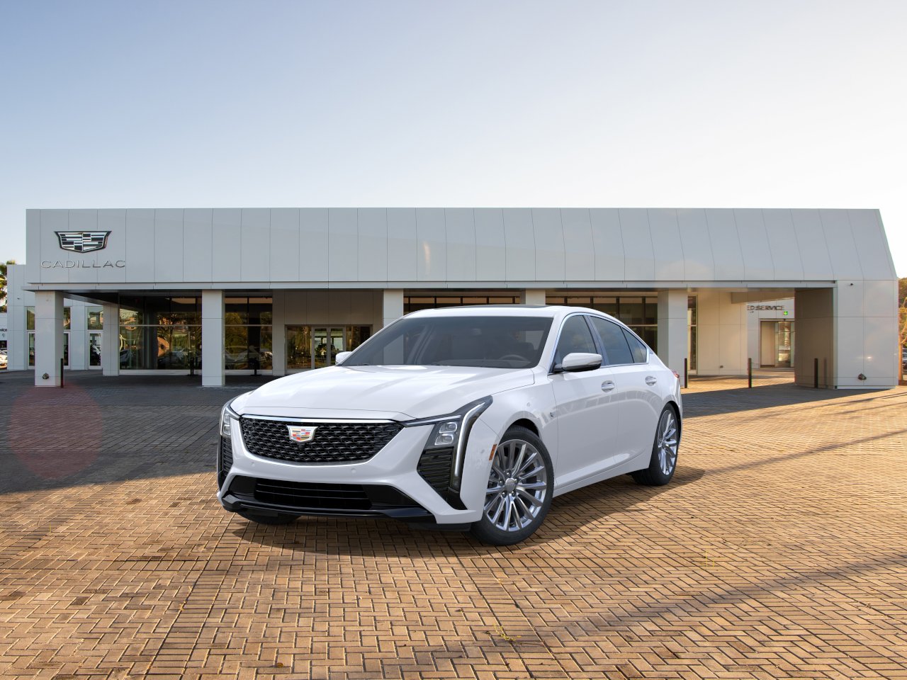 New 2026 Vibrant White Tricoat Cadillac Premium Luxury image 8