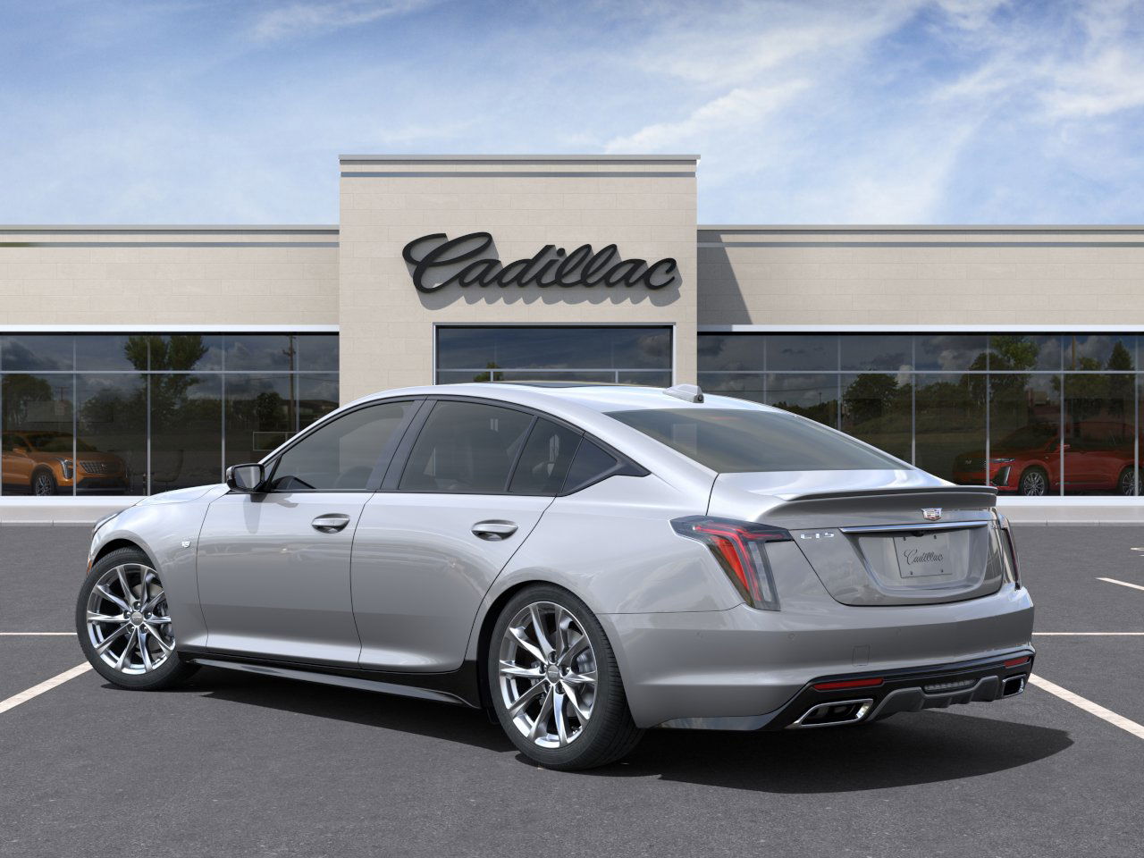 New 2025 Argent Silver Metallic Cadillac Sport image 3