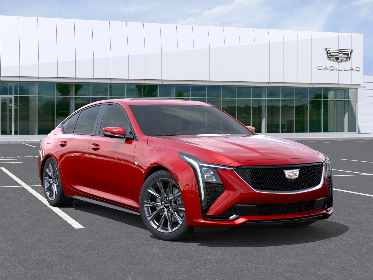 Used 2026 Radiant Red Tintcoat Cadillac Sport image 31