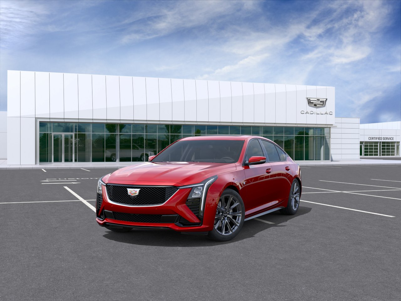 Used 2026 Radiant Red Tintcoat Cadillac Sport image 32