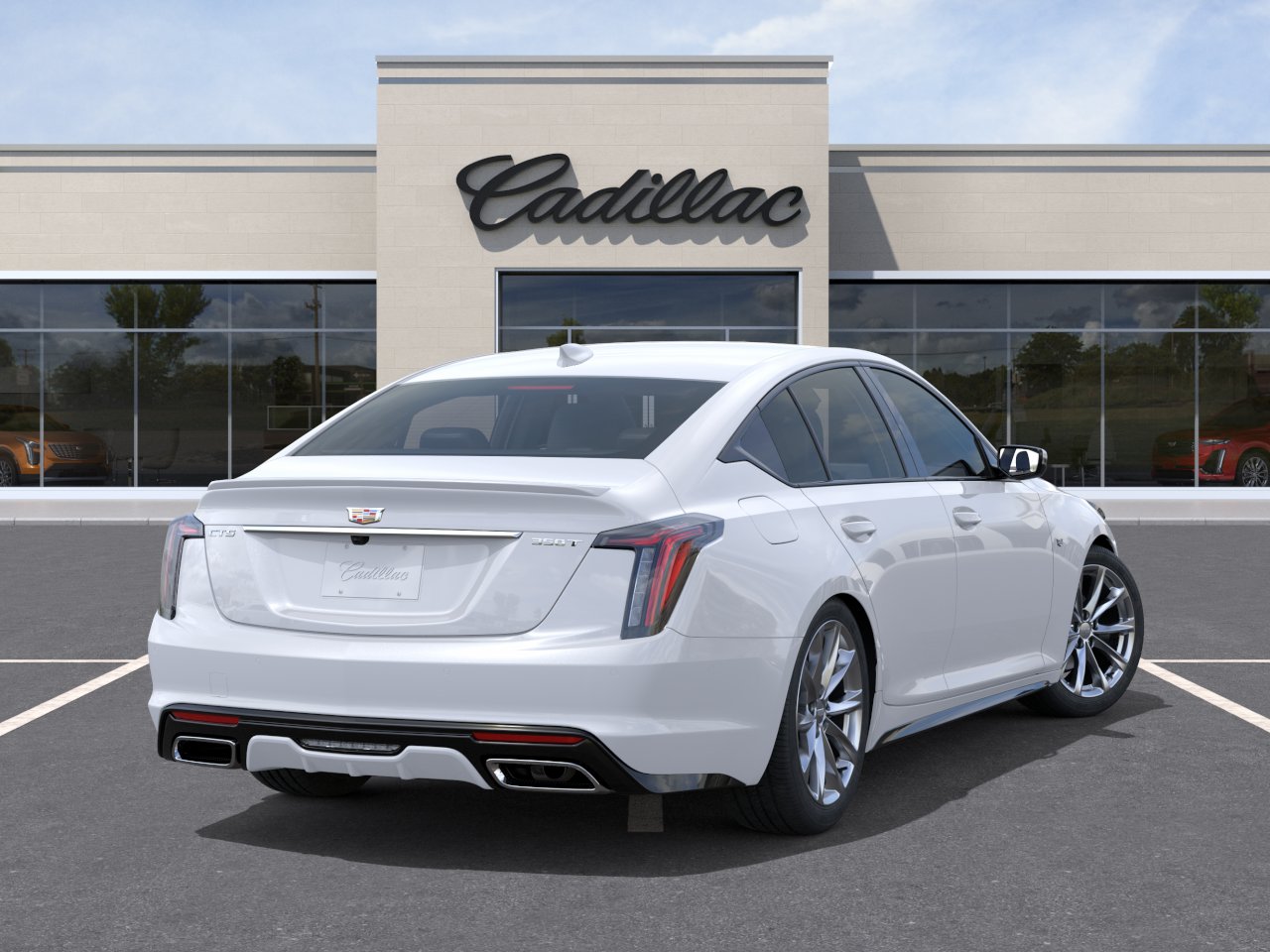 New 2026 Vibrant White Tricoat Cadillac Sport image 4