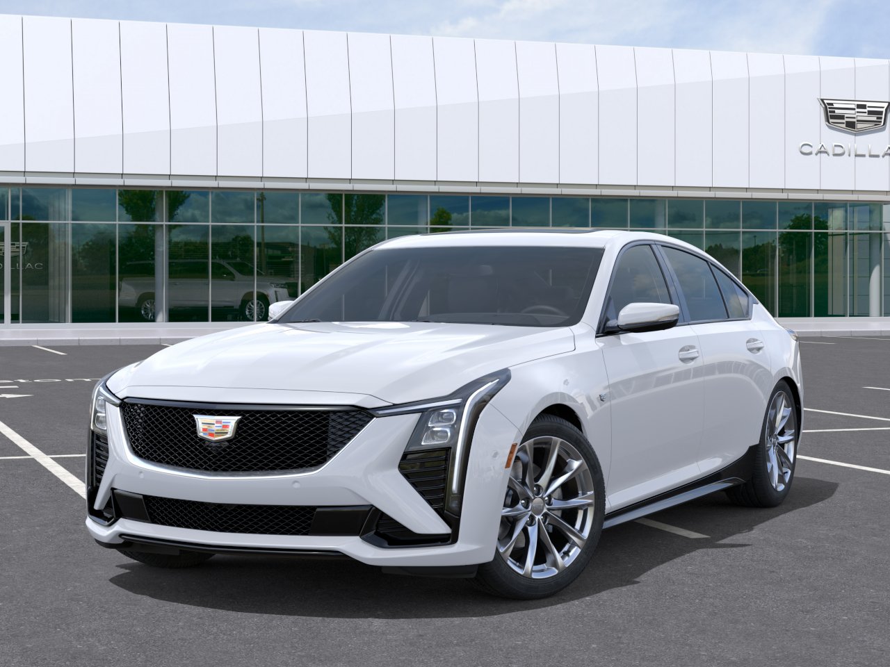 New 2026 Vibrant White Tricoat Cadillac Sport image 30