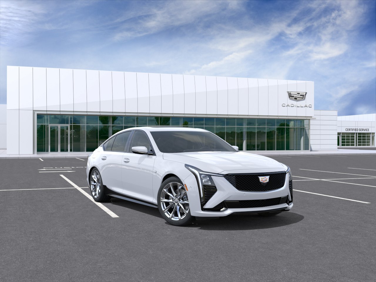 New 2026 Vibrant White Tricoat Cadillac Sport image 25