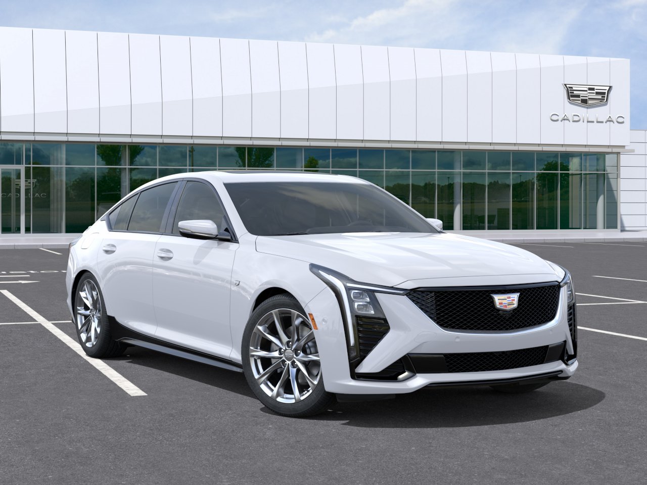 New 2026 Vibrant White Tricoat Cadillac Sport image 31