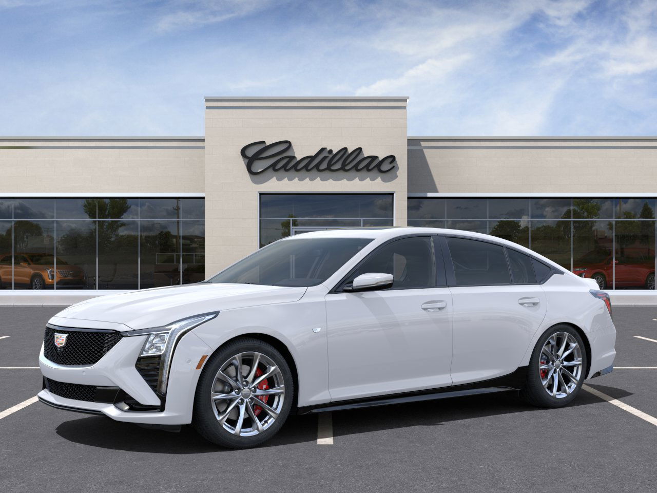 New 2025 Summit White Cadillac Sport image 2