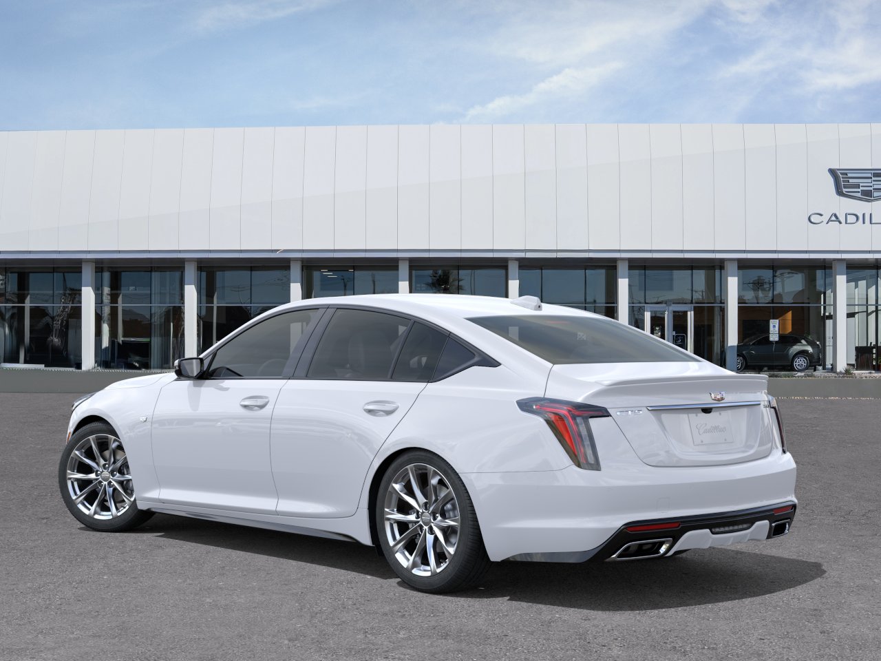 New 2026 Vibrant White Tricoat Cadillac Sport image 3