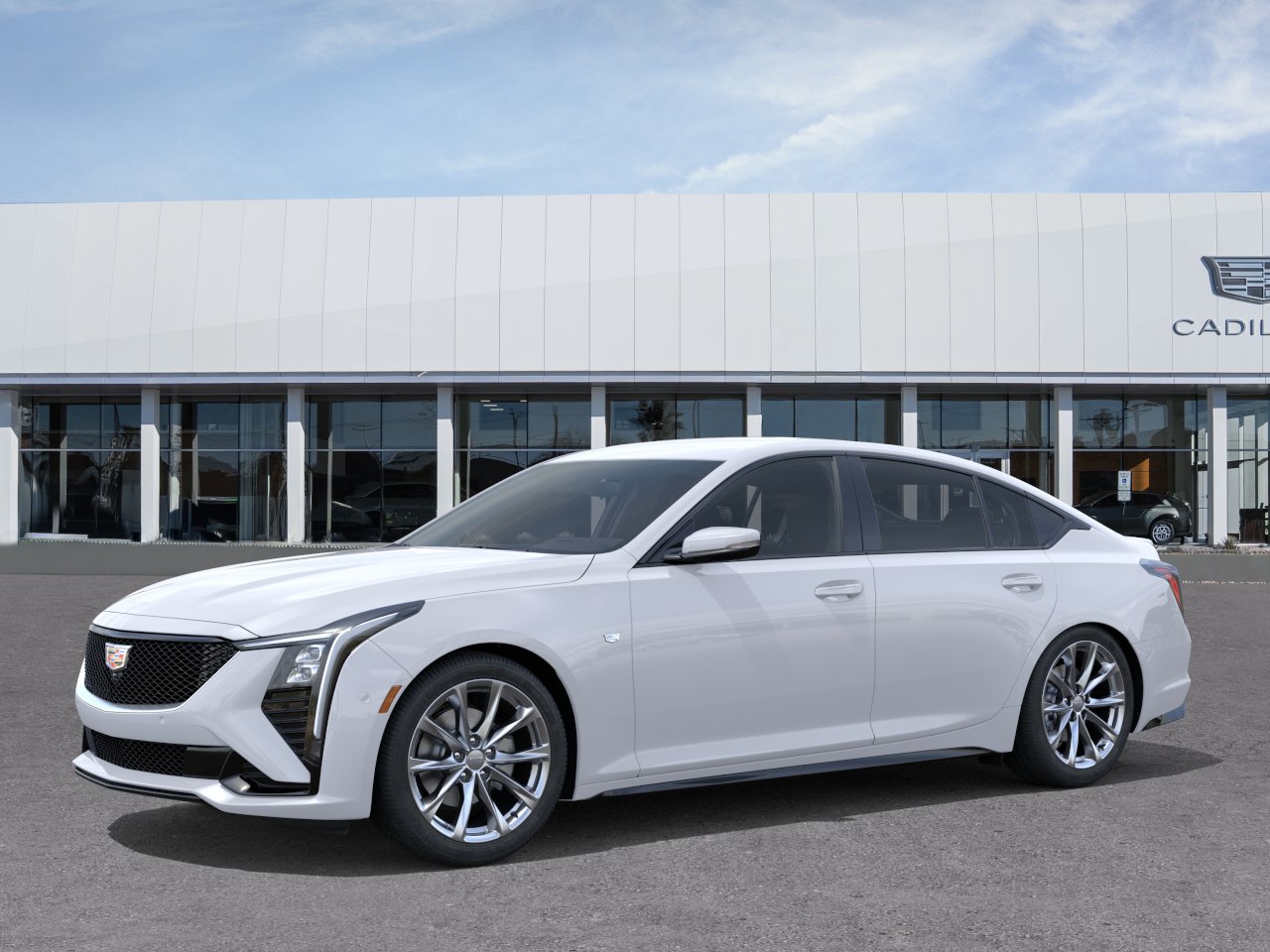 New 2026 Vibrant White Tricoat Cadillac Sport image 2