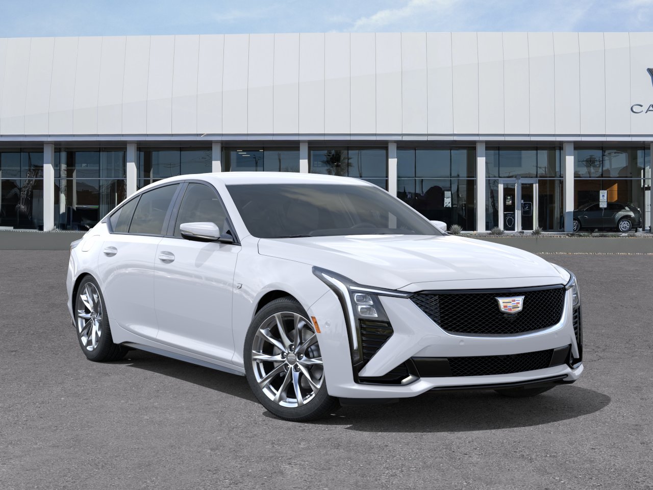 New 2026 Vibrant White Tricoat Cadillac Sport image 7