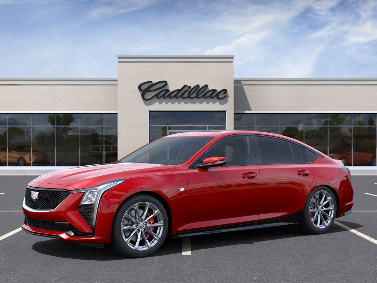 New 2025 Radiant Red Tintcoat Cadillac Sport image 2