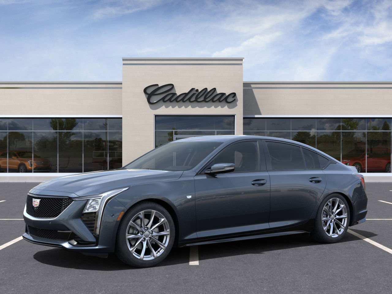 New 2025 Deep Space Metallic Cadillac Sport image 2