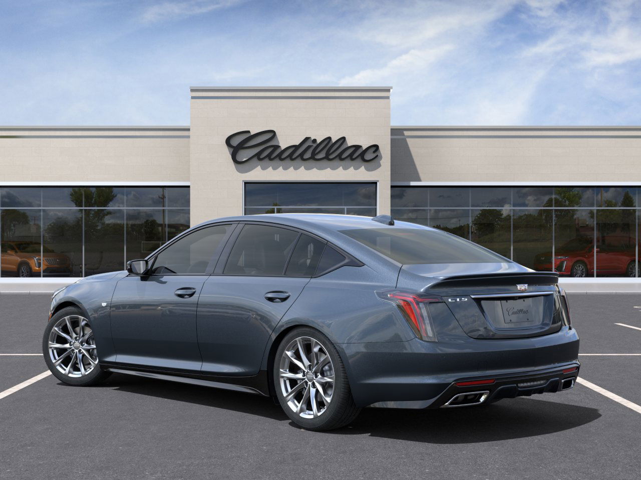 New 2025 Deep Space Metallic Cadillac Sport image 3