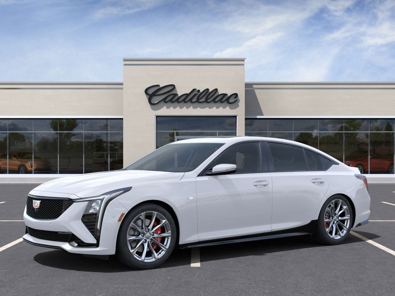 New 2025 Summit White Cadillac Sport image 2