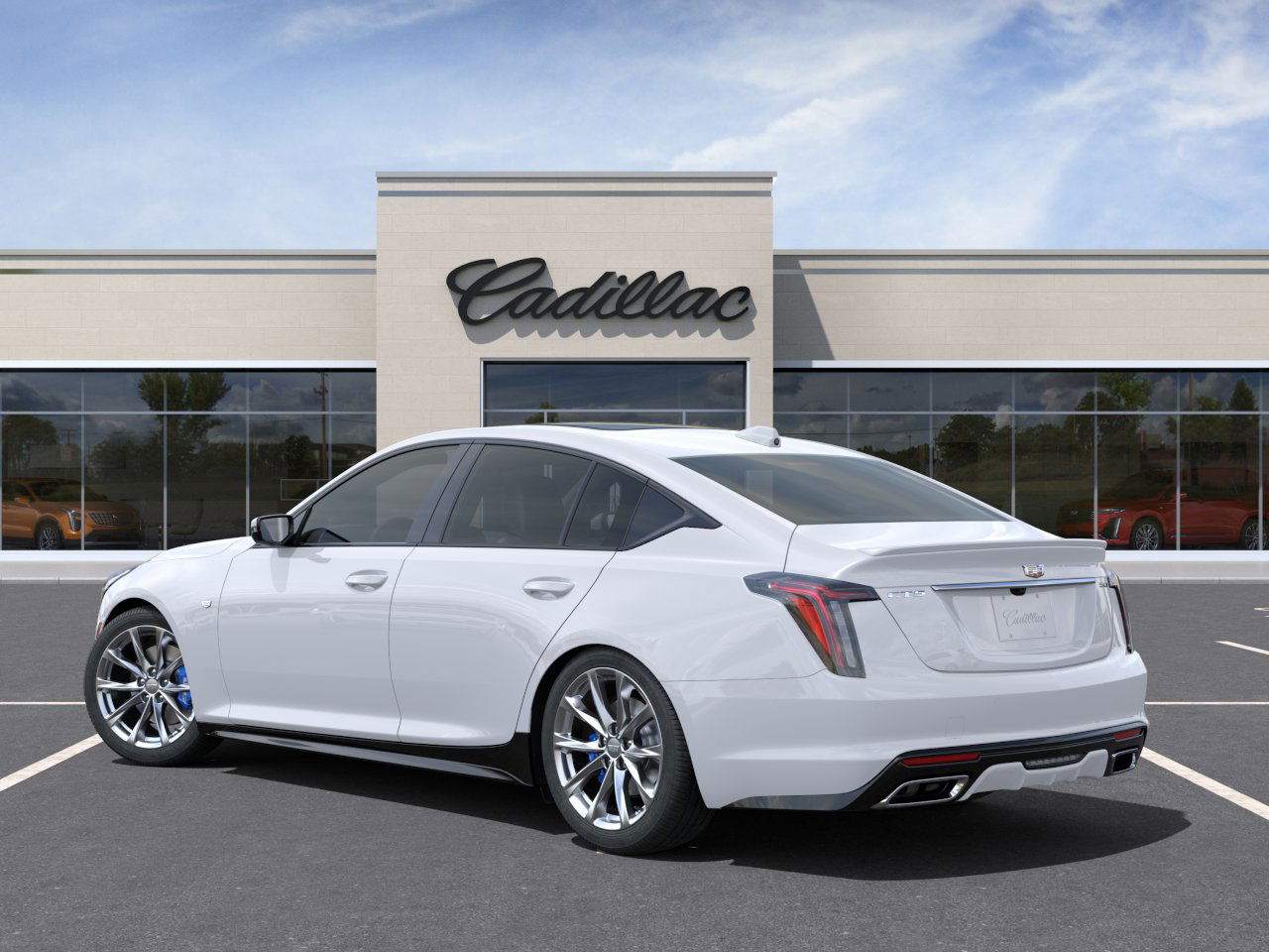 New 2025 Summit White Cadillac Sport image 3