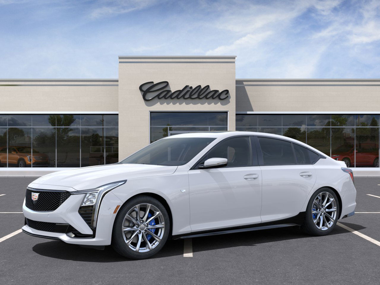 New 2025 Summit White Cadillac Sport image 2