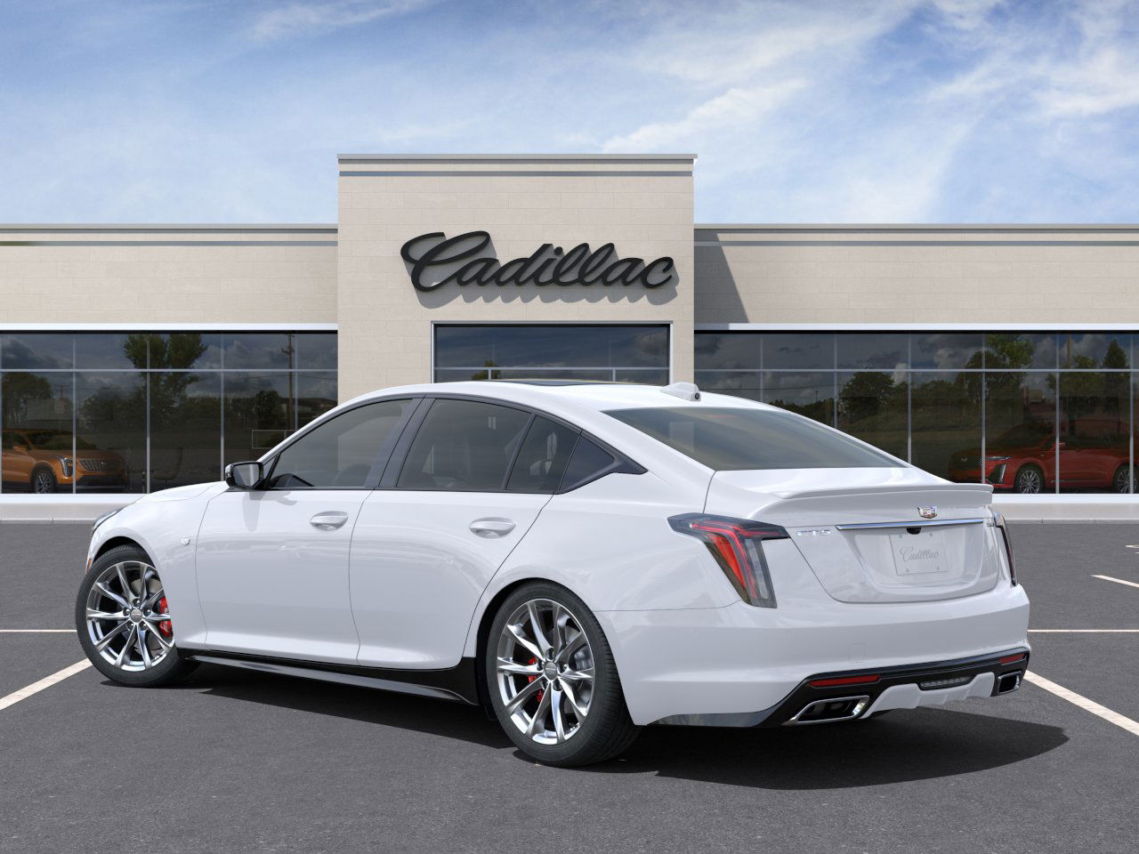 New 2025 Summit White Cadillac Sport image 3
