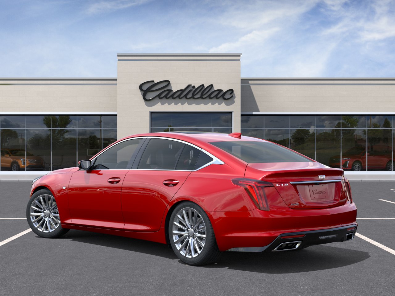 New 2026 Radiant Red Tintcoat Cadillac Premium Luxury image 3