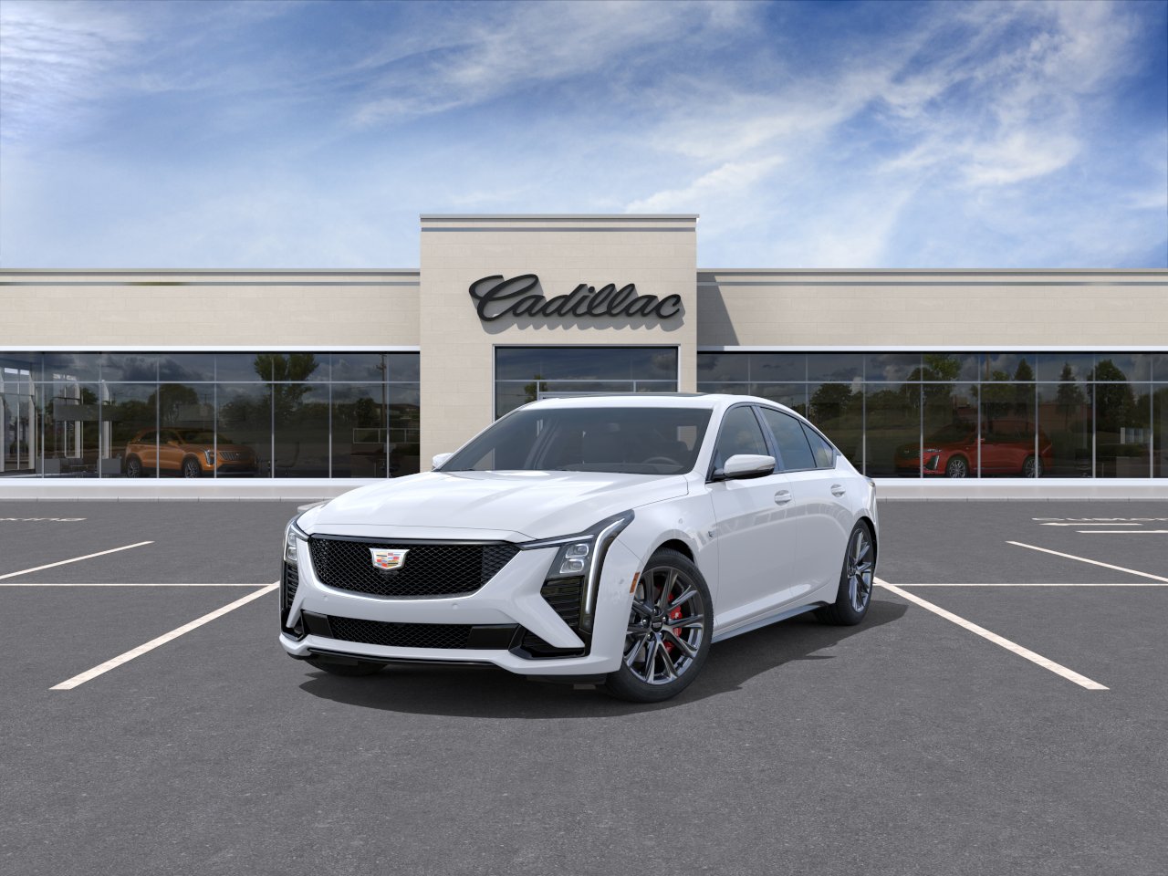 New 2026 Vibrant White Tricoat Cadillac Sport image 32