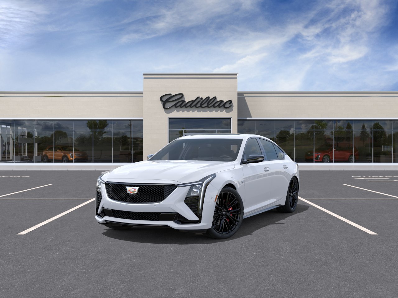 New 2026 Vibrant White Tricoat Cadillac Sport image 8