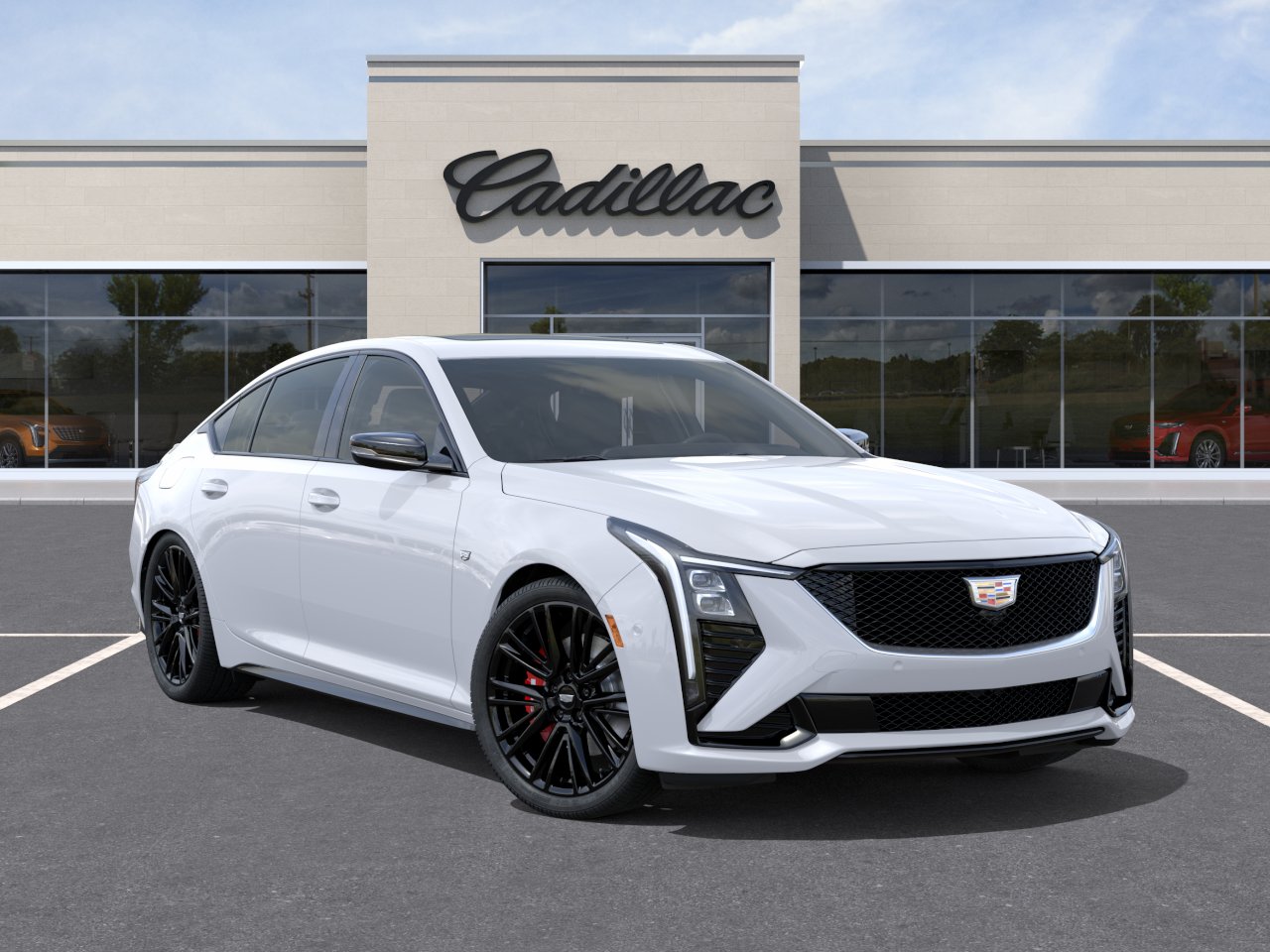New 2026 Vibrant White Tricoat Cadillac Sport image 7