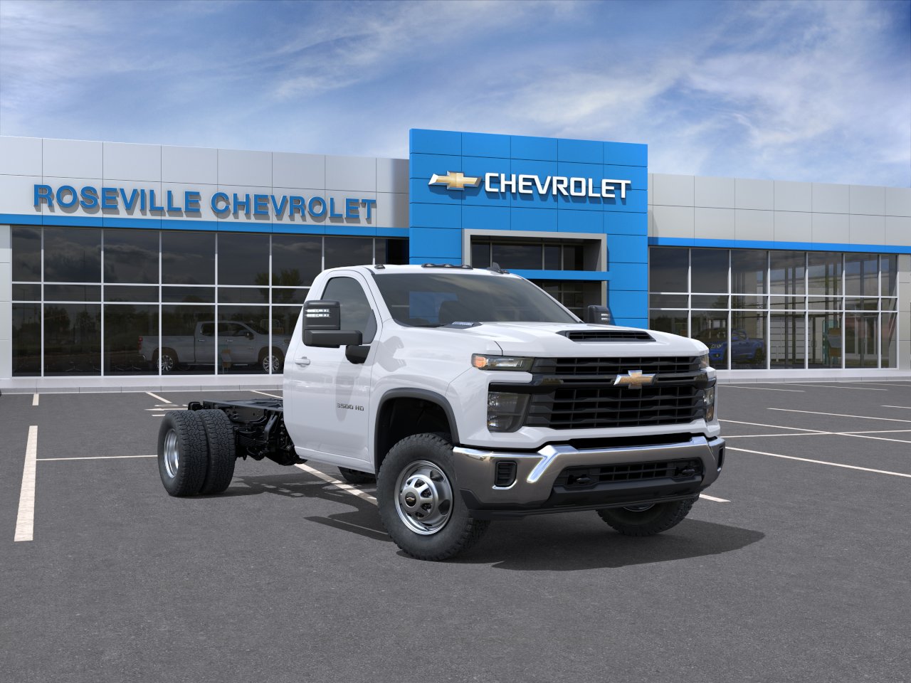 2026 Chevrolet Silverado 3500 HD Chassis Cab Work Truck Regular Cab for sale - Stock #26F0124 - White - New at My True Fleet