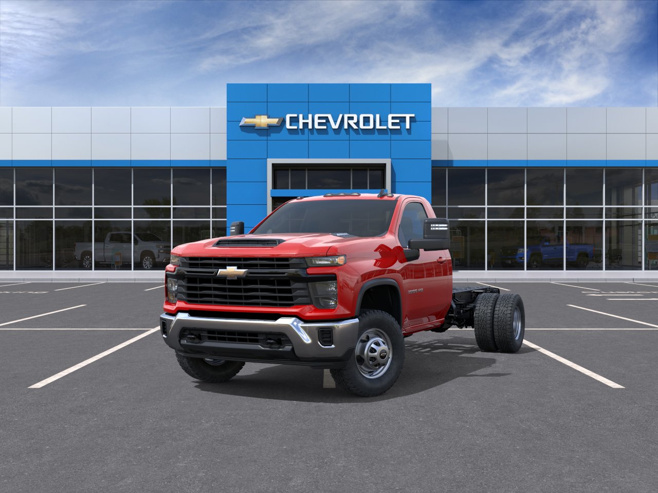 New 2026 Red Hot Chevrolet Work Truck image 8