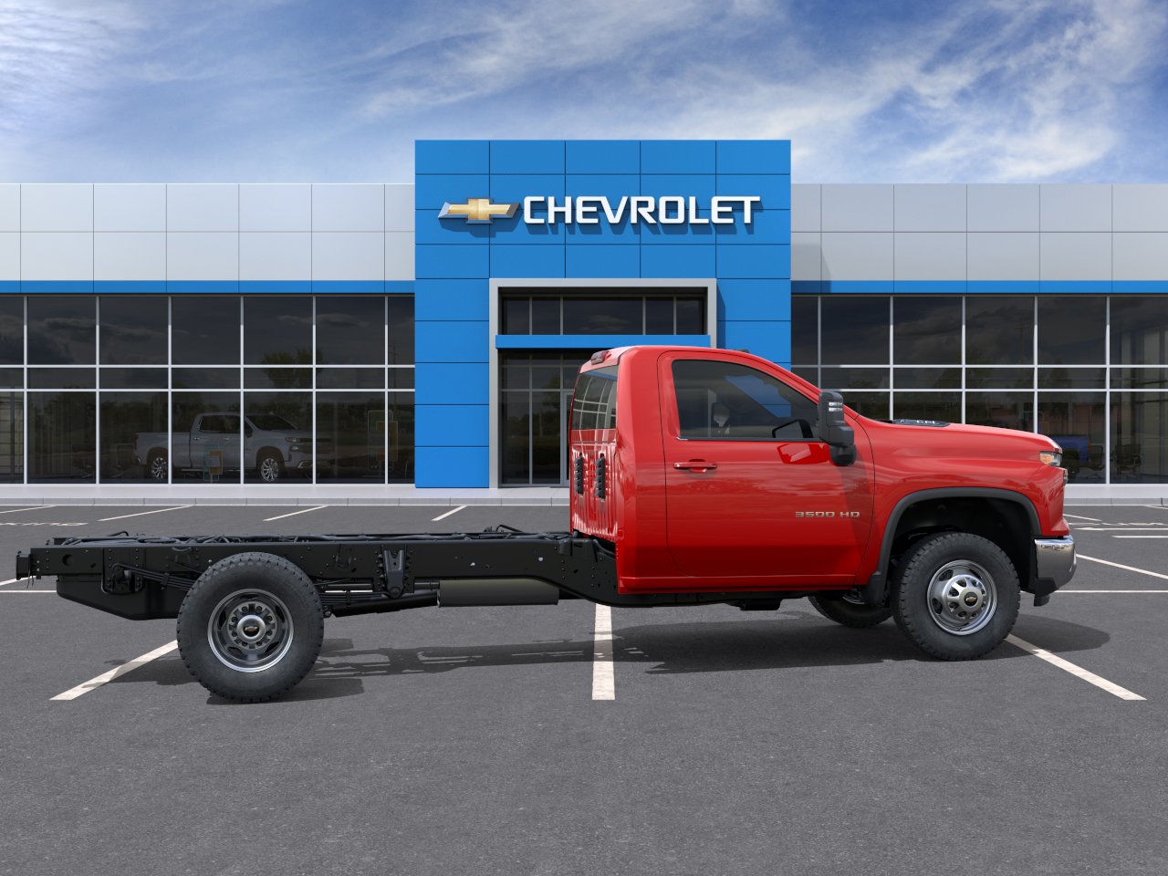 New 2026 Red Hot Chevrolet Work Truck image 5