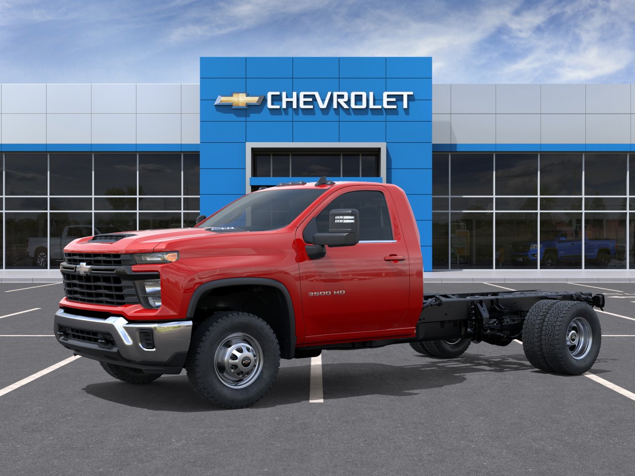 New 2026 Red Hot Chevrolet Work Truck image 2