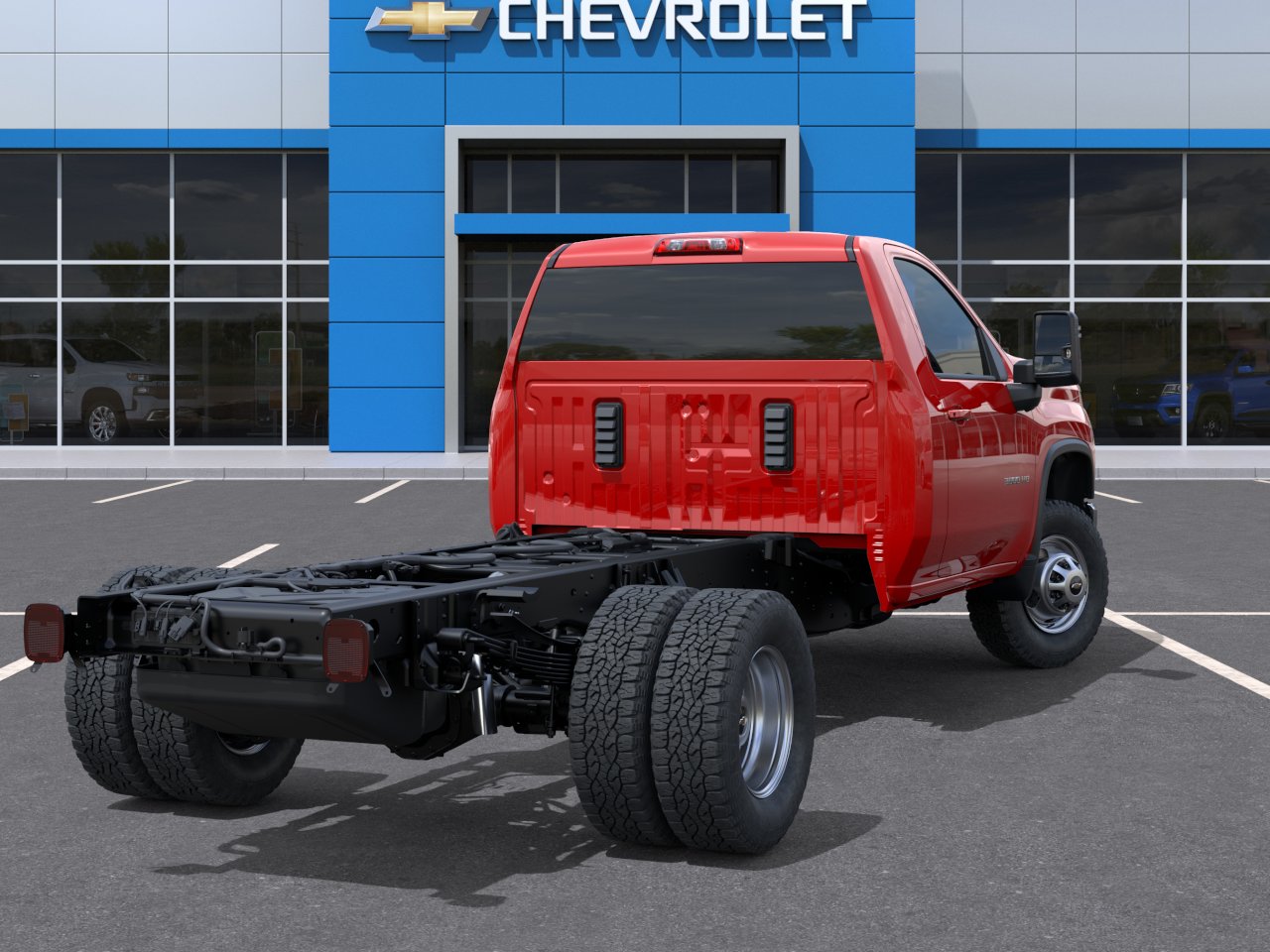 New 2026 Red Hot Chevrolet Work Truck image 4