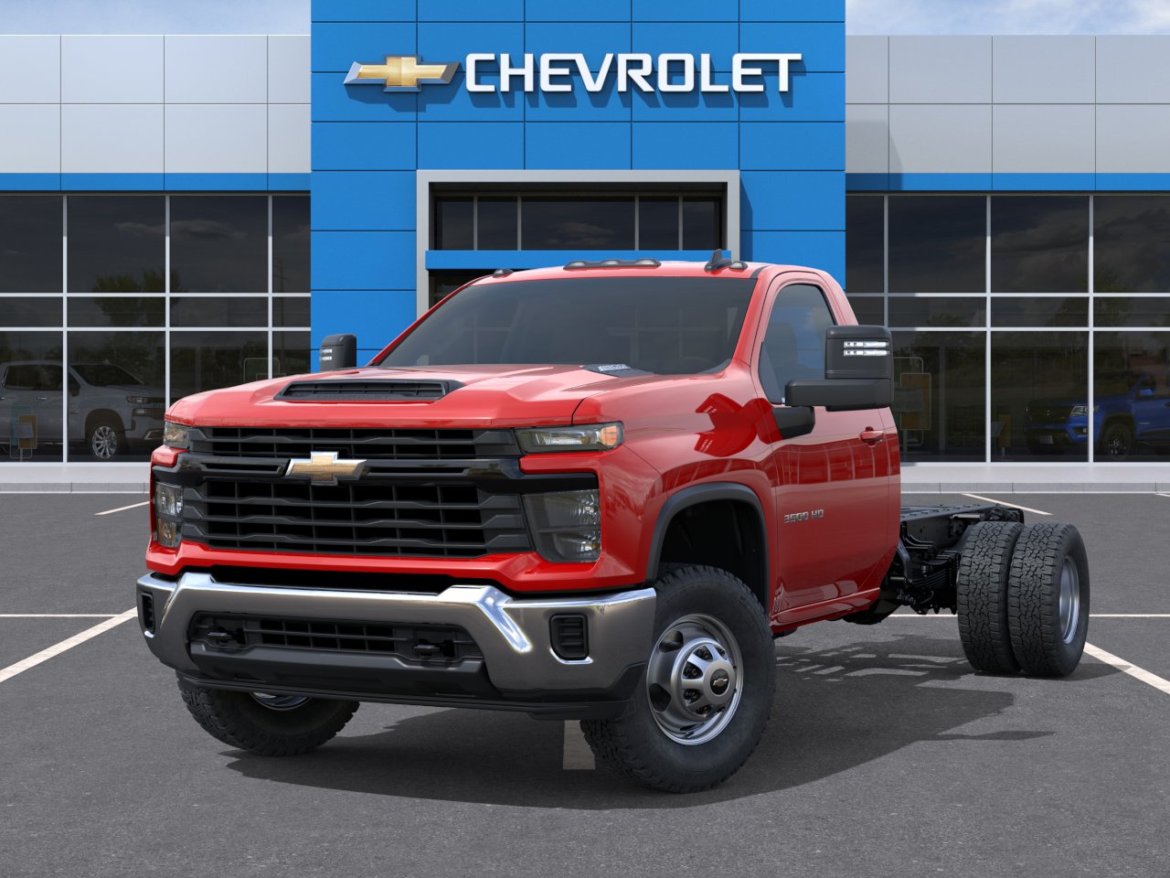 New 2026 Red Hot Chevrolet Work Truck image 6