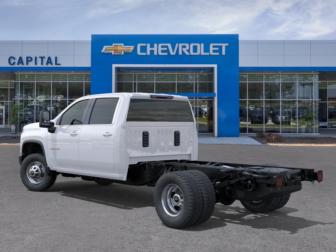 New 2026 Summit White Chevrolet Work Truck image 3