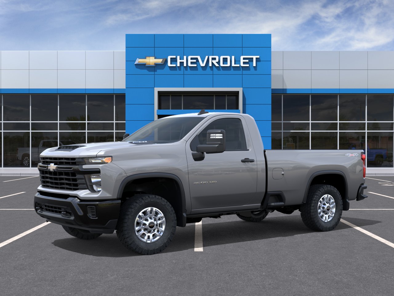 New 2026 Sterling Gray Metallic Chevrolet WT image 2