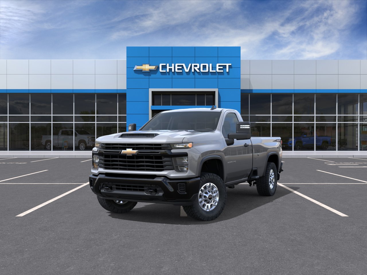 New 2026 Sterling Gray Metallic Chevrolet WT image 8