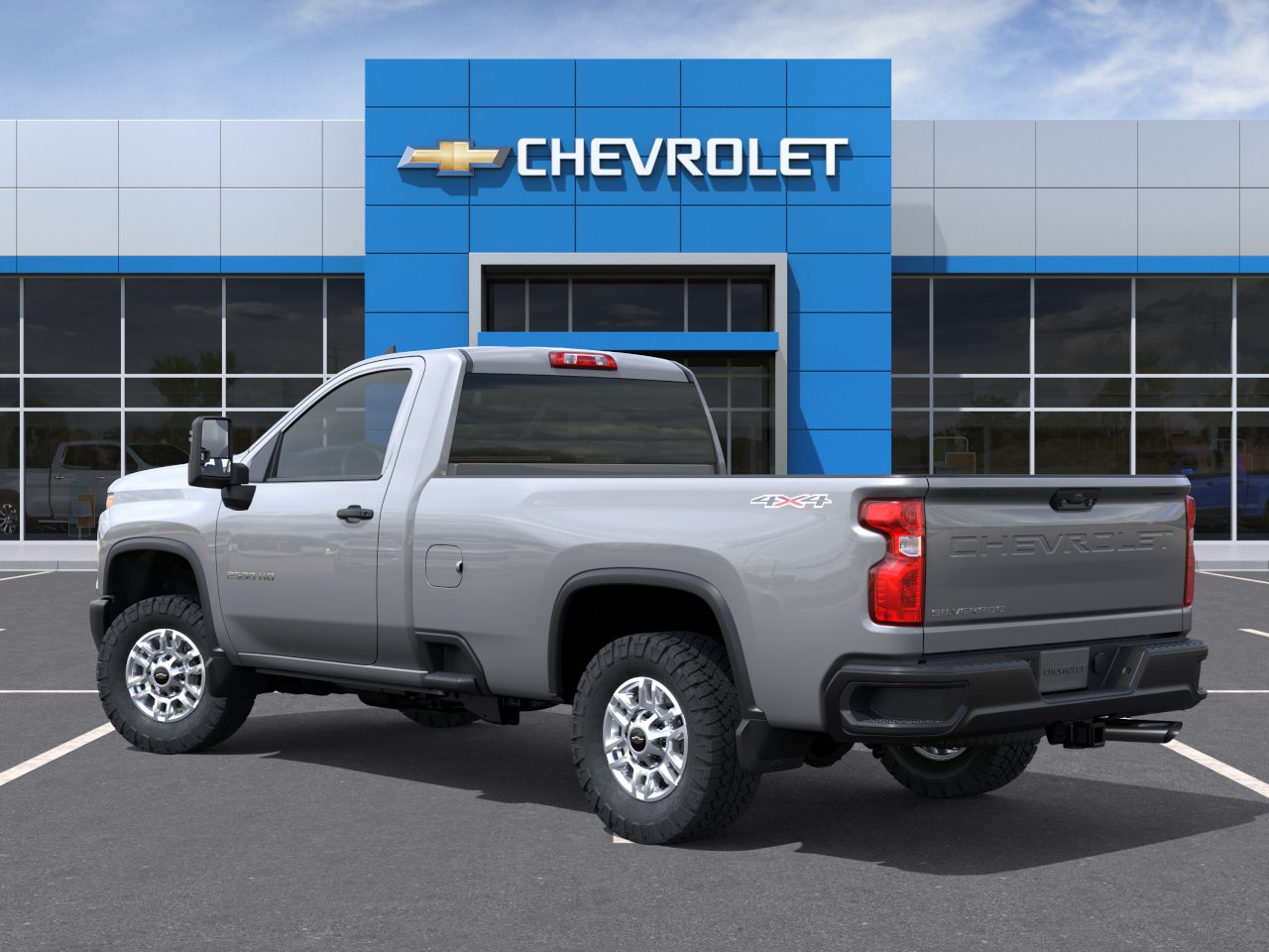 New 2026 Sterling Gray Metallic Chevrolet WT image 3