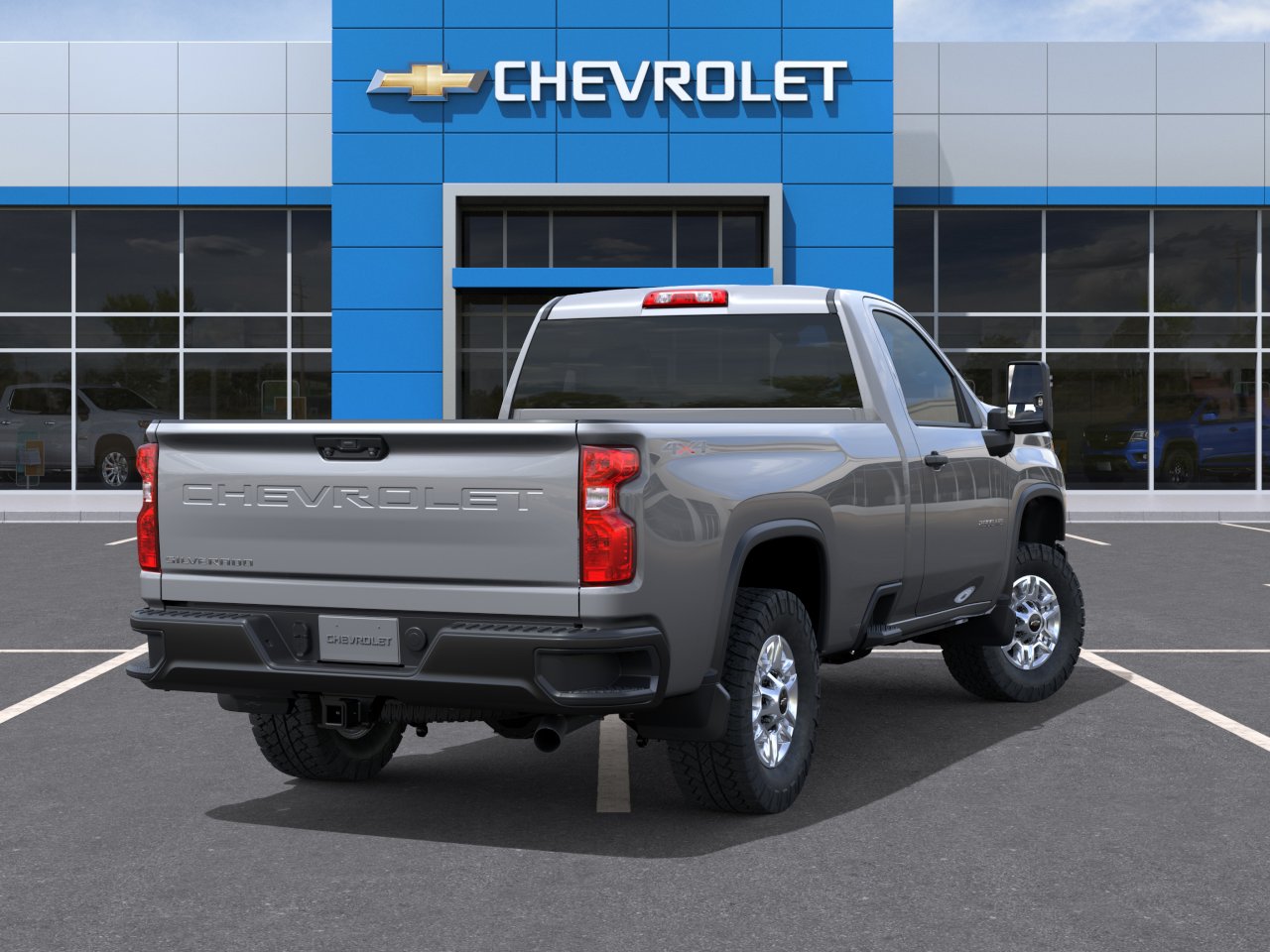 New 2026 Sterling Gray Metallic Chevrolet WT image 4